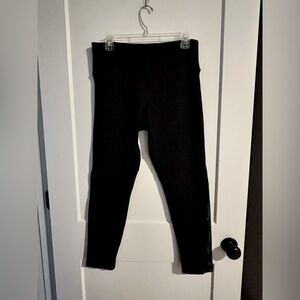 Black Ankle length workout pants
